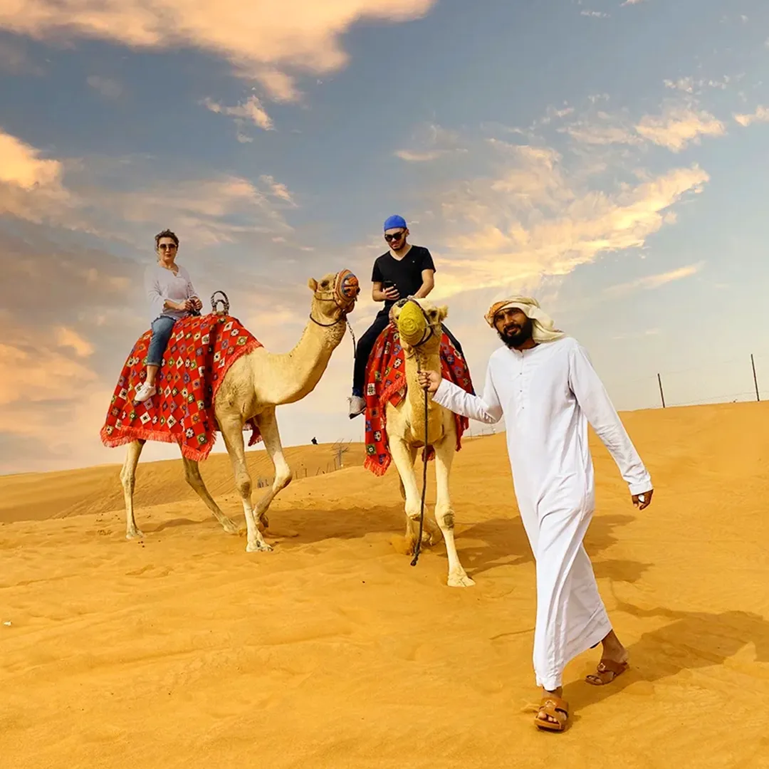 تجربة البدو في سفاري الجمال في الصحراء